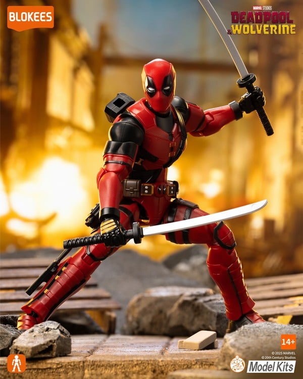nShop bán mô hình Blokees Marvel Infinity SAGA Champion Class CC04 Deadpool làm quà tặng fan phản anh hùng