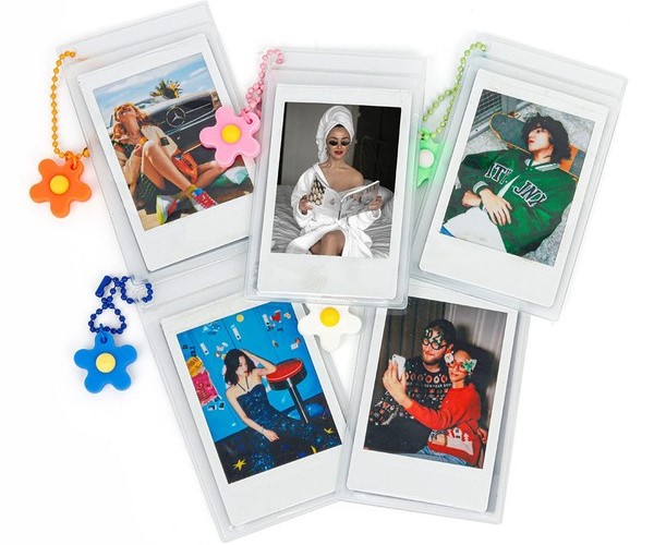 Móc Treo Ảnh Instax Mini Dẻo Trong Suốt làm quà tặng người thích chụp hình lấy liền