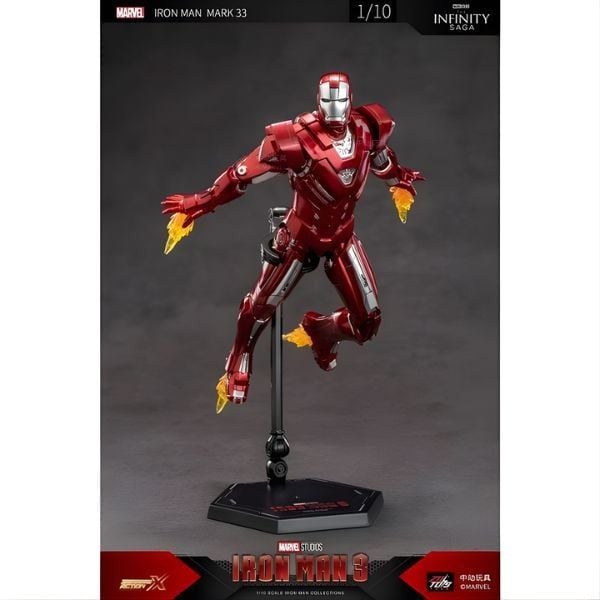Mô hình Marvel - Iron Man MK33 - ZD Toys - ZM67 - Khớp chi tiết linh hoạt