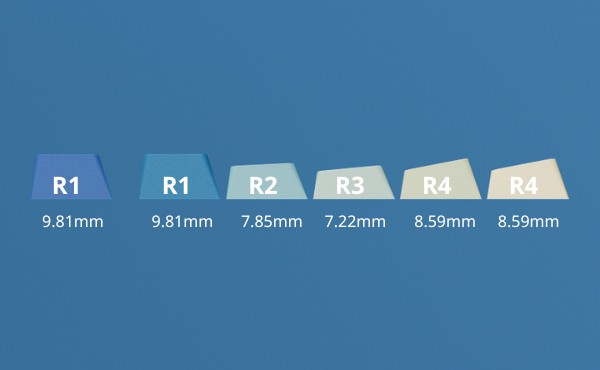 nShop bán Bộ Keycap Veekos Iris Gradient Cherry Profile / Side-Printed Profile Cherry giúp đỡ mỏi tay khi dùng lâu