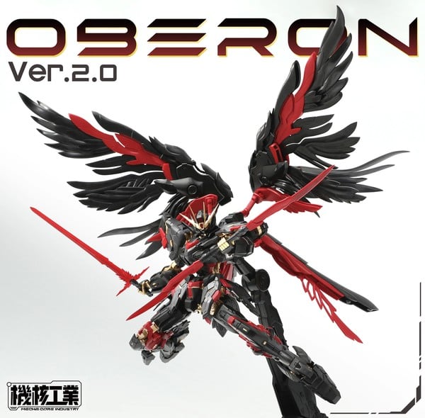 model kit Mecha Core Industry JH-002X Oberon Ver 2.0 Dark Angel có tỉ lệ 1:100 tương đương gunpla MG