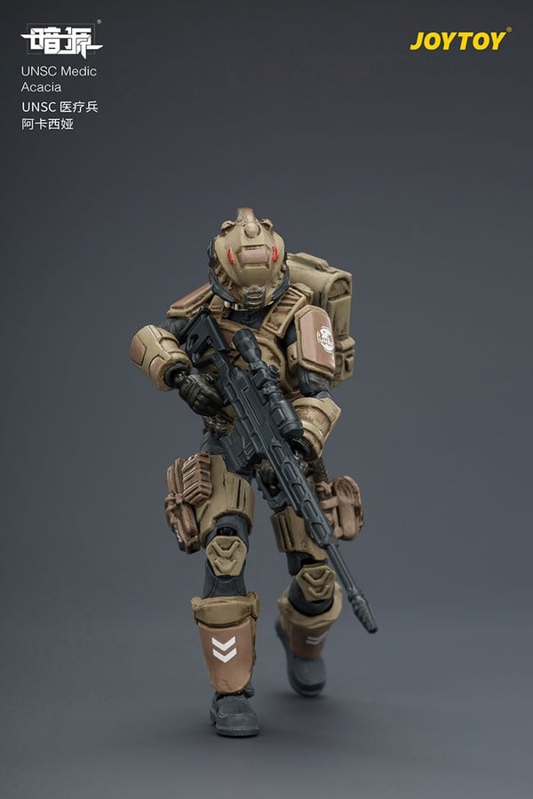 Mô hình quân y tỉ lệ 1:25 JOY TOY JT04230 UNSC Medic Acacia có khớp tốt biên độ cử động cao dễ pose dáng