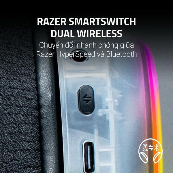 Kết nối Razer SmartSwitch Dual Wireless trên Barracuda X Chroma nShop