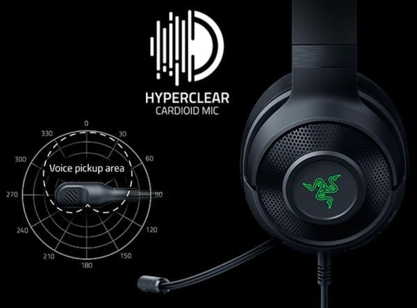 Tai nghe chơi game Razer Kraken Kitty V3 X màu đen cá tính cho streamer tại nShop
