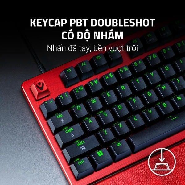Keycap PBT Doubleshot của bàn phím Huntsman V3 Pro TKL nShop