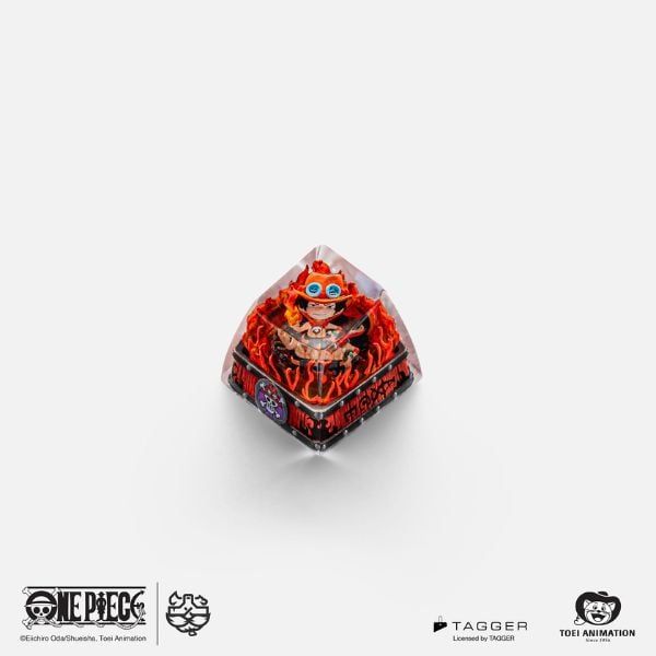 One Piece Artisan Keycap Collection 2 Ace SAR1 Profile - Dwarf Factory - Sản phẩm chính hãng
