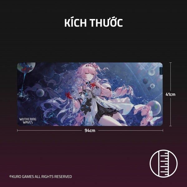 Kích thước XXL của lót chuột Razer Wuthering Waves nShop