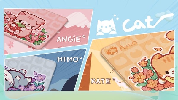 nShop bán Bàn di chuột AKKO Cat Theme Mousepad giá tốt chất lượng cao xuất được hóa đơn đỏ VAT cho công ty