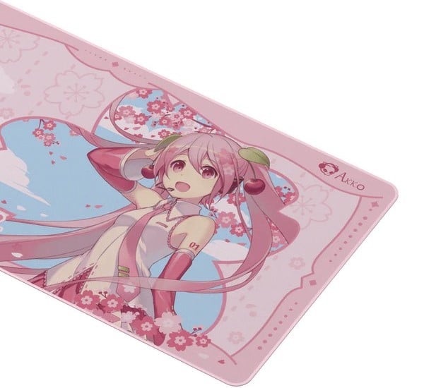 nShop bán Bàn di chuột AKKO Sakura Miku giá tốt chất lượng cao layout full size để vừa bàn phím theme anime