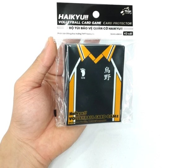 nShop bán HCP-02 Sleeve Haikyu!! Phiên Bản Đồng phục trường Karasuno bảo vệ thẻ bài kháng nước chống trầy