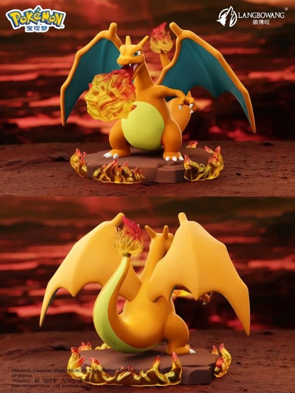 nShop bán Mô hình trang trí Pokemon - Battle Moment Ver - WP22 Charizard tỉ lệ gần 1:20 trong tư thế chiến đấu giá rẻ