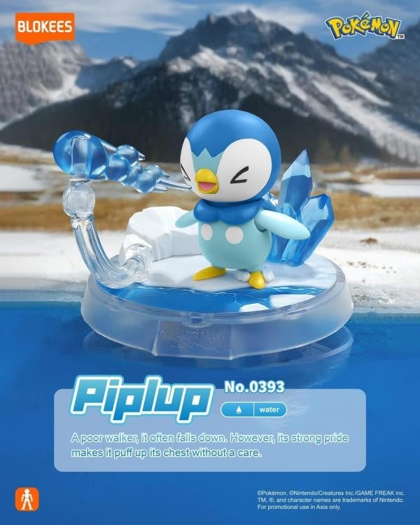 nShop bán Mô Hình lắp ráp Blokees Pokemon Classic Ver S Piplup 74017 làm quà tặng fan game Diamond Pearl NDS