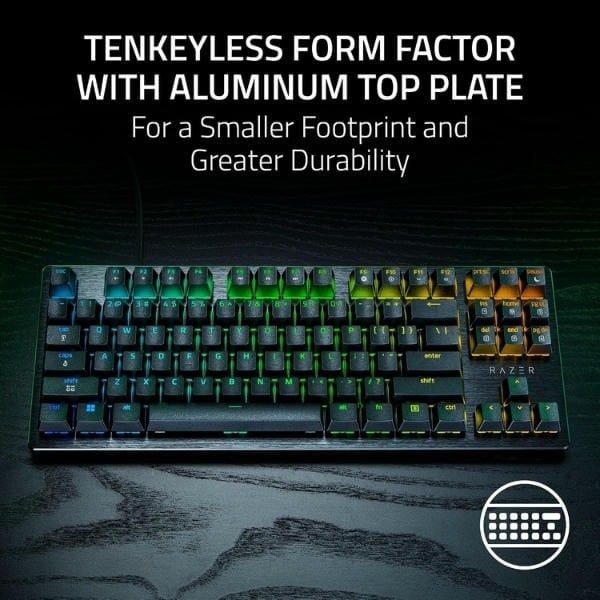 Layout TKL và khung nhôm trên Razer Huntsman V3 HE TKL nShop