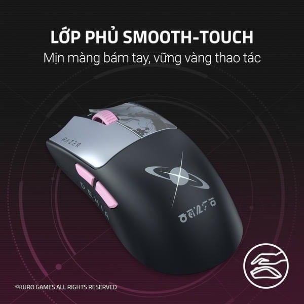 Lớp phủ Smooth Touch trên chuột Razer Viper V3 Pro SE WuWa nShop