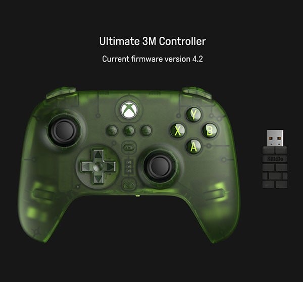 nShop bán Tay Cầm Không Dây 8BitDo Ultimate 3-mode Controller Xbox có phần mềm hỗ trợ để theo dõi cập nhật