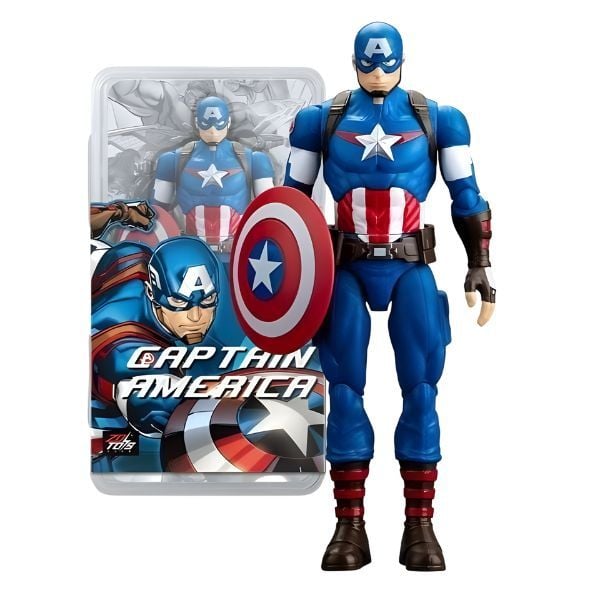 Mua mô hình Marvel Captain America 9 inch ZD Toys ZM93 đẹp và bền, hoàn hảo để trưng bày hoặc sưu tầm, có tại nShop