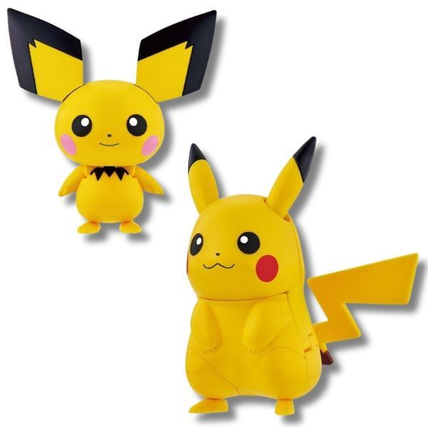 Mô hình Pokemon tiến hóa Pichu Pikachu dễ thương