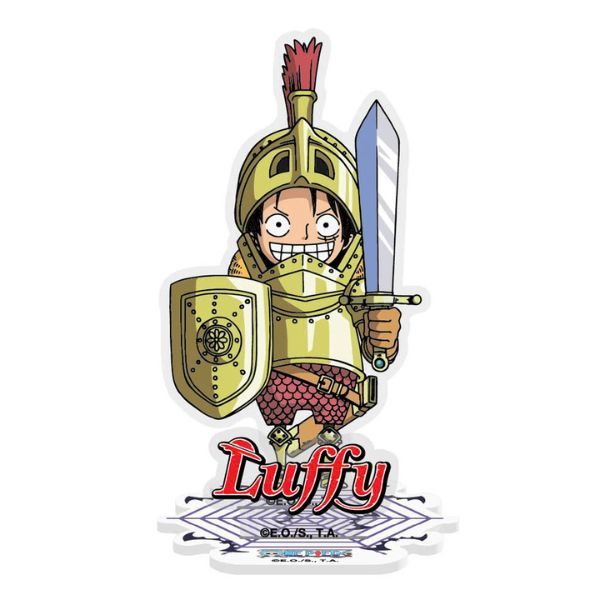 Mô Hình Standee Acrylic Chibi One Piece - Luffy màu sắc sinh động