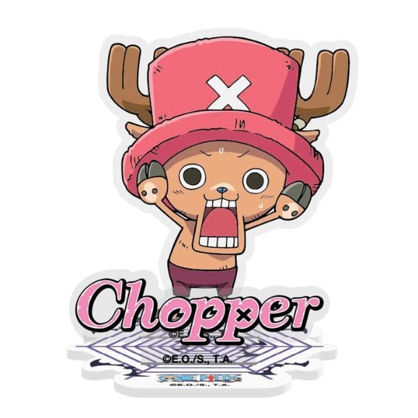 Mô Hình Standee Acrylic Chibi One Piece - Chopper màu sắc sinh động