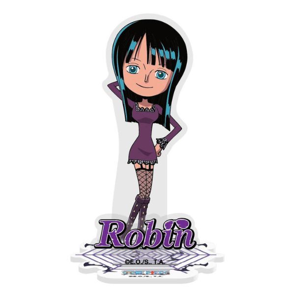 Mô Hình Standee Acrylic Chibi One Piece - Robin màu sắc sinh động