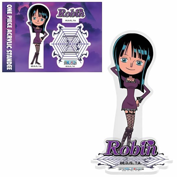 Mô Hình Standee Acrylic Chibi One Piece - Robin  hình ảnh sắc nét