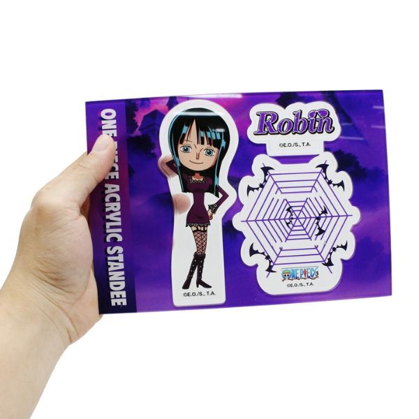 Mô Hình Standee Acrylic Chibi One Piece - Robin chất liệu acrylic cao cấp