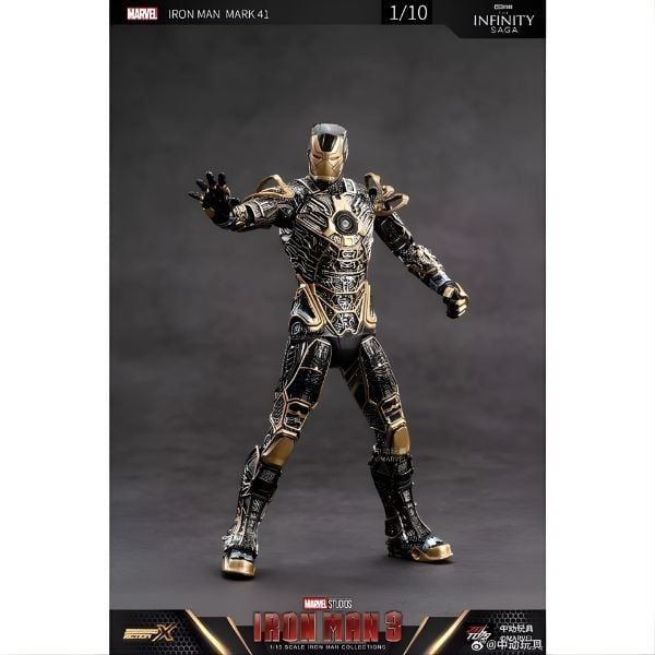 Mô hình siêu anh hùng Marvel Iron Man MK41 ZM71 từ ZD Toys, quà tặng lý tưởng cho fan Marvel, bán tại nShop