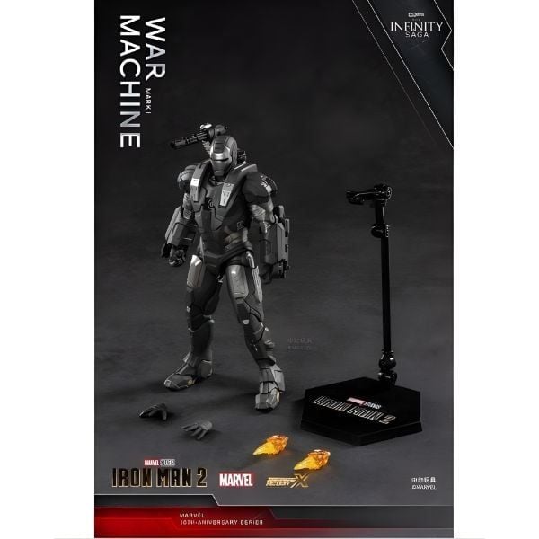 Mô hình nhân vật Marvel War Machine MK1 ZD Toys ZM72 đi kèm với vô số phụ kiện, mua ngay tại nShop