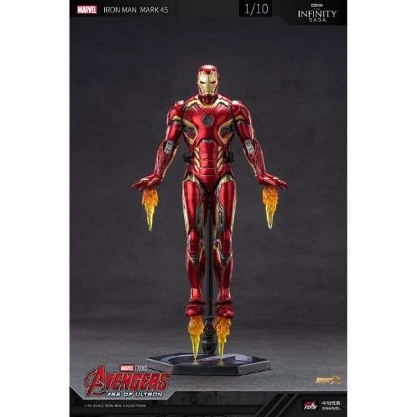 Mô hình nhân vật Marvel Iron Man MK45 ZD Toys ZM09 cao cấp, sắc nét, sưu tầm hoặc làm quà tặng, mua tại nShop
