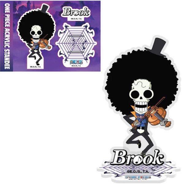 Mô Hình Standee Acrylic Chibi One Piece - Brook hình ảnh sắc nét