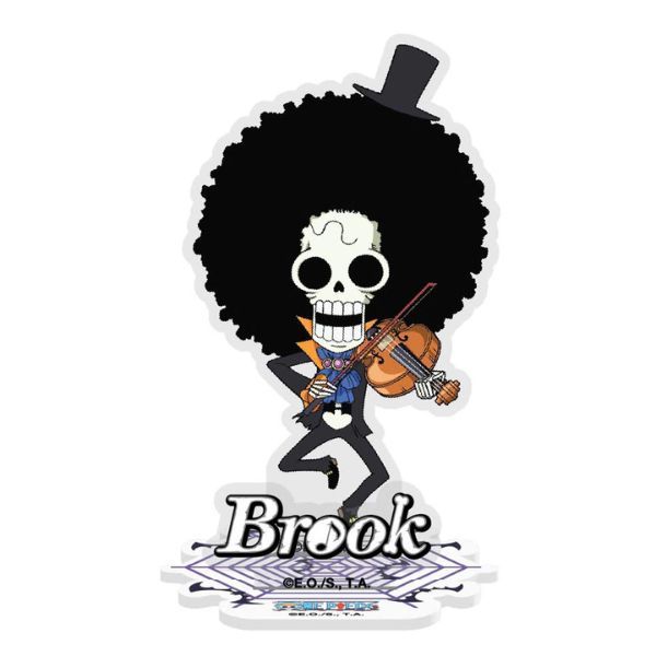 Mô Hình Standee Acrylic Chibi One Piece - Brook  màu sắc sinh động
