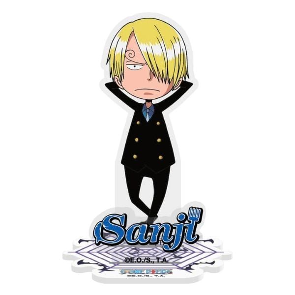 Mô Hình Standee Acrylic Chibi One Piece - Sanji màu sắc sinh động