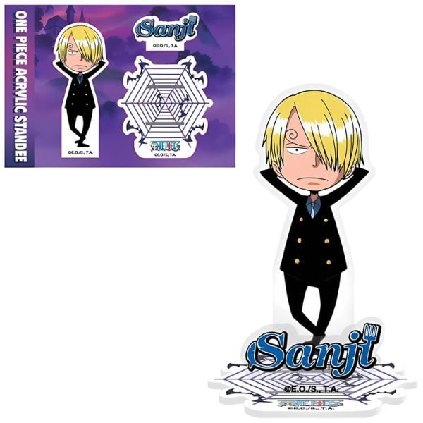 Mô Hình Standee Acrylic Chibi One Piece - Sanji hình ảnh sắc nét