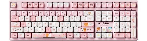 nShop bán Bàn phím cơ AKKO 3108 V3 Yier and Bubu Pink chính hãng giá tốt chất lượng cao
