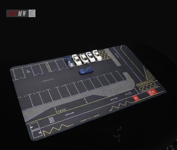 nShop bán Tiểu cảnh mô hình Diorama 1:64 - Bãi Đỗ Xe Dạng Thảm cao cấp làm quà tặng bé trai mê xe đồ chơi diecast