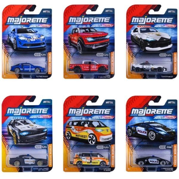 Xe Mô Hình MAJORETTE Rescue World Premium Cars - sản phẩm chính hãng
