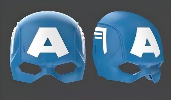 Marvel Role Play Mask Captain America Có Hoạ Tiết Chi Tiết