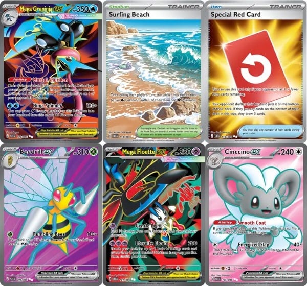 nShop bán Thẻ bài Pokemon TCG ME04 Mega Evolution Chaos Rising Booster Pack tiếng Anh art đẹp giá tốt English