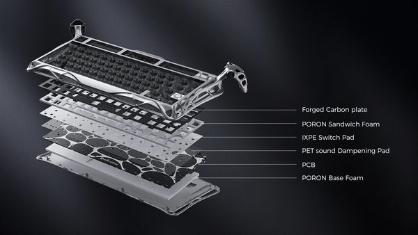 nShop bán bàn phím cơ GravaStar Mercury V75 Pro 75% Magnetic Switch Neon Graffiti âm thanh trầm đã tai