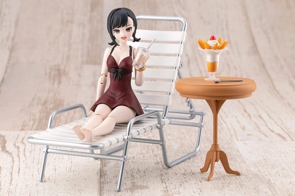 model kit Sousai Shojo Teien Yomi Swim Style Kotobukiya JK087 tặng kèm phụ kiện ghế thư giãn bãi biển