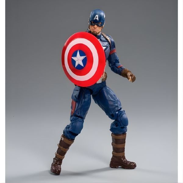 Mô hình Marvel - Captain America (7 Inch) - ZD Toys - ZM40 - Khớp linh hoạt