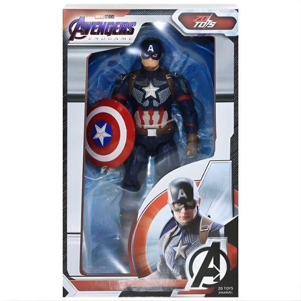 Mô hình Marvel - Captain America (7 Inch) - ZD Toys - ZM40 - Phù hợp trang trí