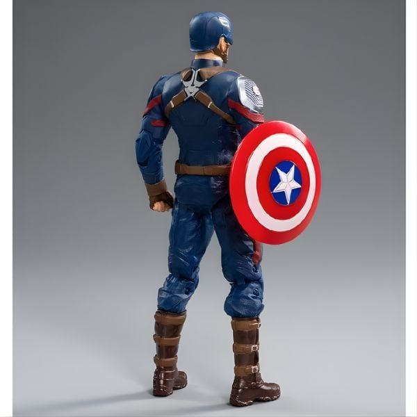 Mô hình Marvel - Captain America (7 Inch) - ZD Toys - ZM40 - Màu sắc chi tiết