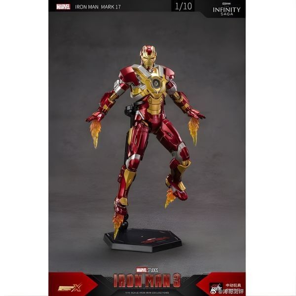 Mô hình Marvel - Iron Man MK17 1906-17 - ZD Toys - ZM60 - Màu sơn chi tiết