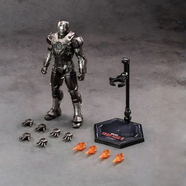 Mô hình trang trí - Marvel - Iron Man MK18 - ZD Toys - ZC55 - nhiều phụ kiện đi kèm