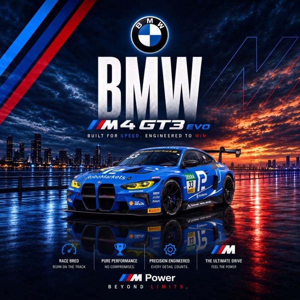 mô hình xe majorette BMW M4 GT3 Evo