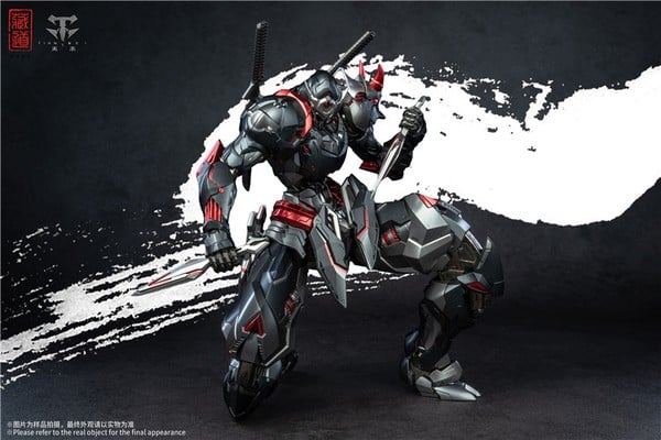 CangDao CD-07B Shadow Realm Zhan Ming Black Phantom có khớp tốt biên độ cử động cao pose khụy gối dễ