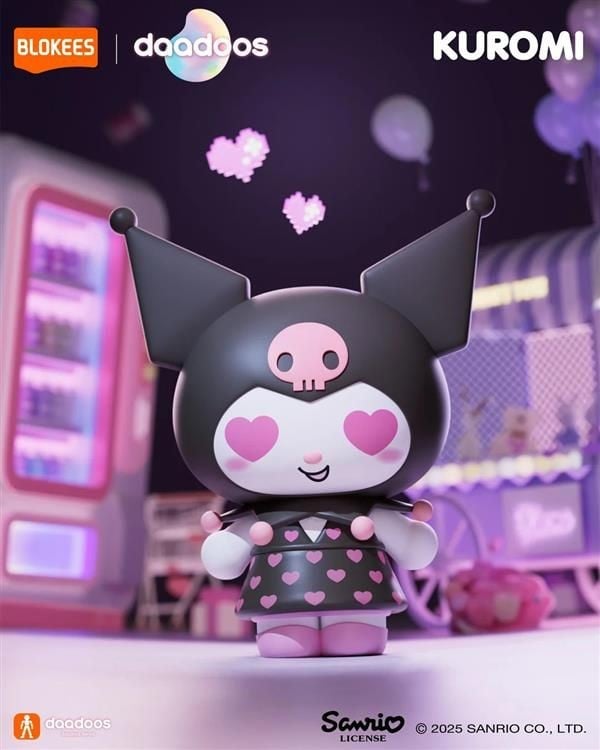 nShop bán Hộp Mù Blokees Daadoos Fun Sanrio Magical Kuromi I Blind Box trang trí góc máy tính nữ game thủ