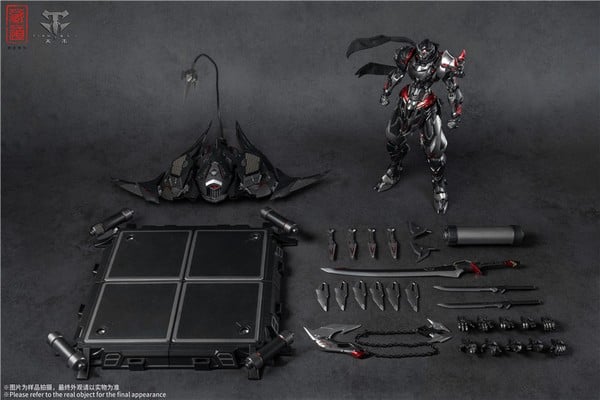 Danh sách phụ kiện vũ khí trong set CangDao CD-07B Shadow Realm Zhan Ming Black Phantom