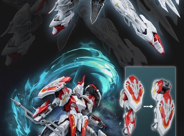 Model Kit Mecha SNAA SC-008 1/144 Soul Spear Lamorak có thể đổi giáp vai thành giáp tay